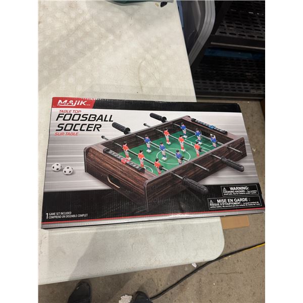 Table top foosball soccer