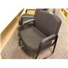 Image 1 : Black Overstuffed Client Chair