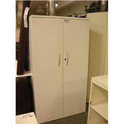 White 2 Door Storage Cabinet