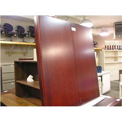 Mahogany Inlaid Wall Mount Conference Board