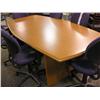 Image 1 : Oak 8' Boardroom Table