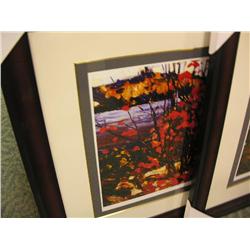 Ltd Edt Print 47/1995 Lake And Red Trees