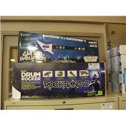 Rock Band 2 And Guitar Evolution Equipment