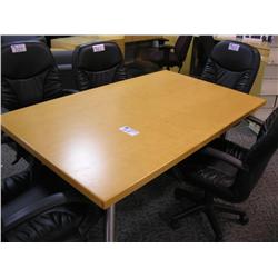 Maple 5' Boardroom Table