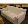 Image 1 : Cream Denim Reception Sofa