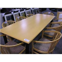Maple 8' Boardroom Table