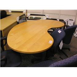 Maple Corner Rounded Executive Desk