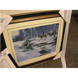 Framed Print Scouting Party