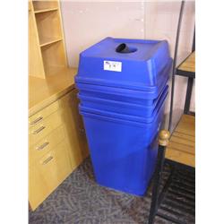 Stack Of Garbage Cans