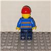 Image 2 : Blue Jacket with Diagonal Lower Pockets and Orange Stripes - Item No: cty0500a Lego