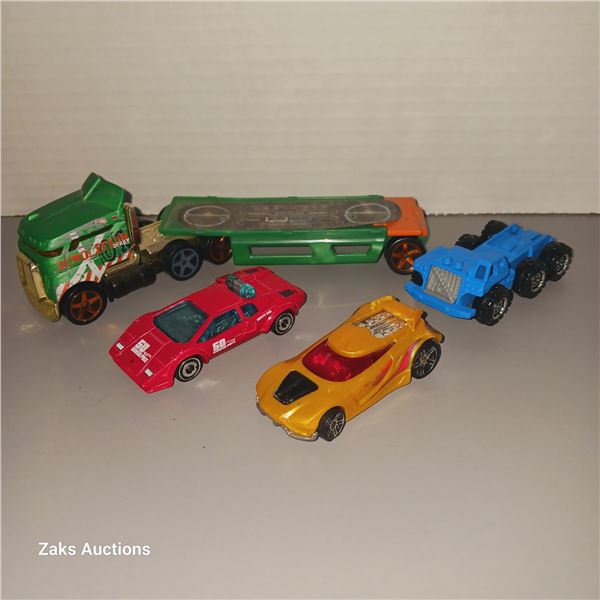 Four Hot Wheels Lot