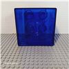 Image 3 : New - Blue Coin Bank - Transparent & Compatible Blocks