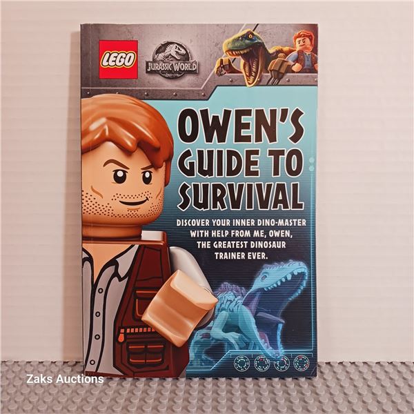 New - Owen's Guide to Survival (Jurassic World) - Lego Book
