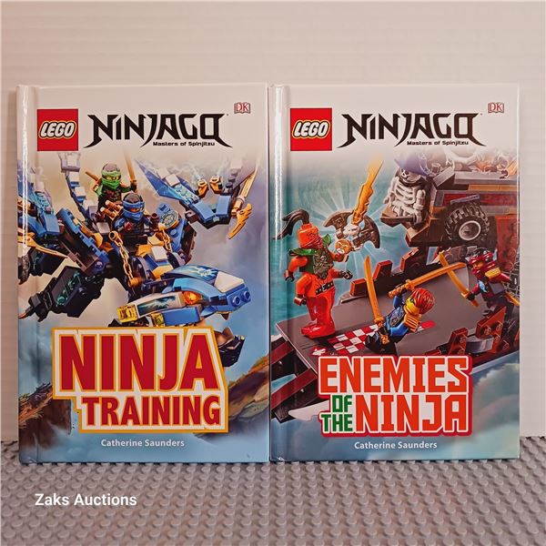 New - Two Lego Ninago Books (Hardcovers)