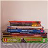 Image 1 : Large Lot Of Used Lego Books - Worn / Torn / Marked