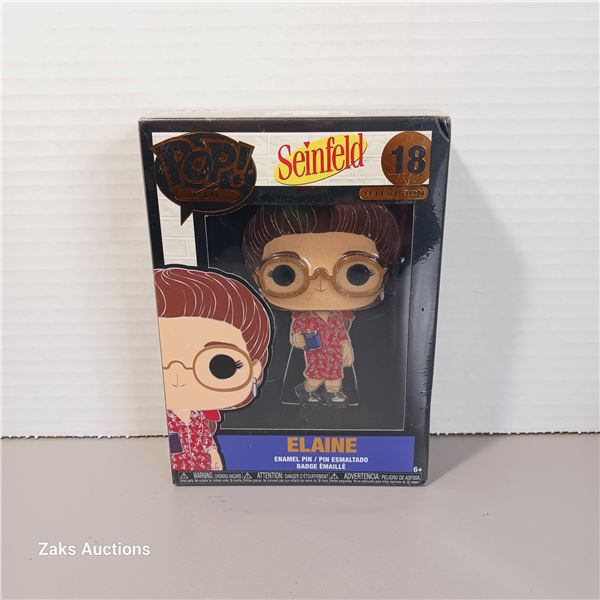 New - Funko Pop! Enamel Pin: Seinfeld - Elaine