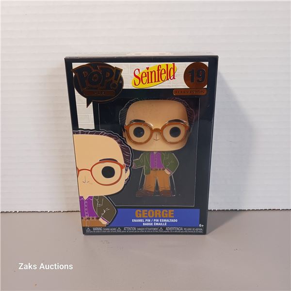 New - Funko Pop! Enamel Pin: Seinfeld - George