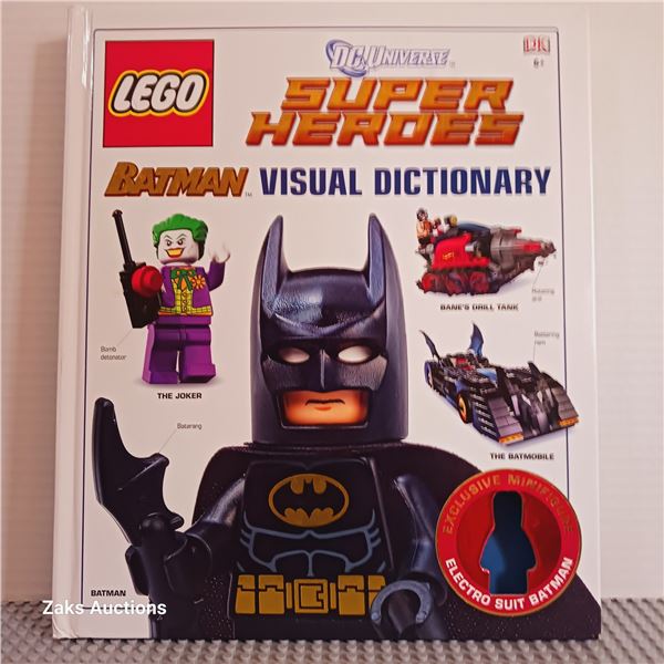 Used - Batman: Visual Dictionary (Hardcover) - Lego Book *Minifigures not included