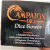 Image 5 : New - Campaign Dice Tower, Magnetic Nameplates and Portable 7 Polyhedral Dice Included