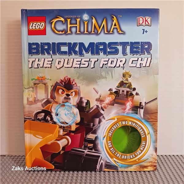 Used - Brickmaster: The Quest for Chi (Hardcover) - Lego Book *Minifigures not included