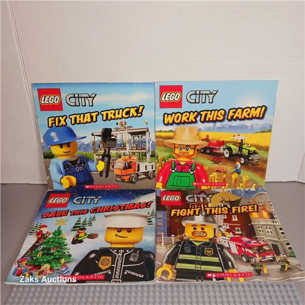 Used - Four Lego SCHOLASTIC Books