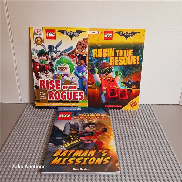 Used - Three The LEGO Batman Movie Books
