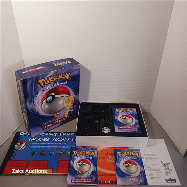 Vintage Pokemon Trading Card Game 2-Player Starter Set Base Set Starter Deck English 1999