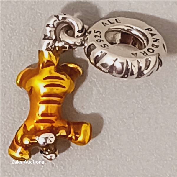 ALE Pandora Disney Winnie the Pooh Tigger Dangle Charm - Sterling Silver