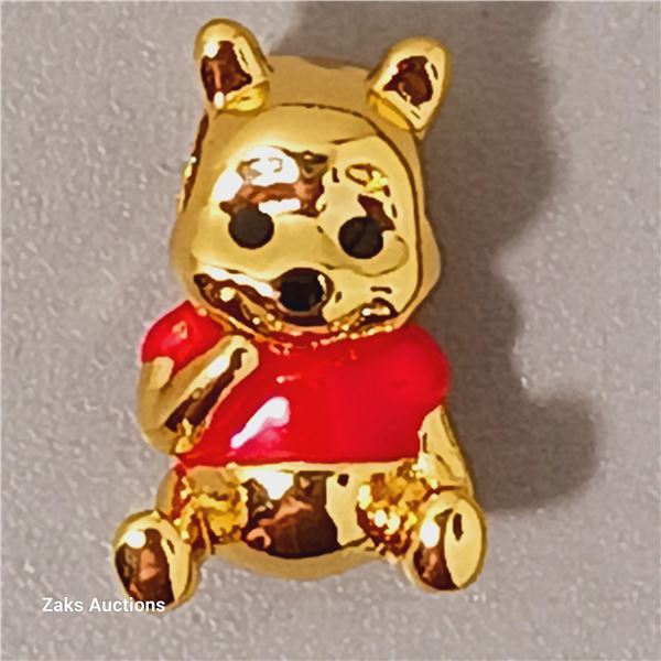 ALE Pandora Disney Winnie the Pooh Bear Charm - Sterling Silver & 14k Gold-plated