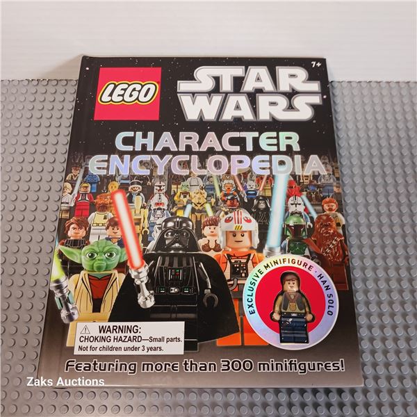 New - Star Wars Character Encyclopedia - Exclusive LEGO Minifigure! - Item No: b11sw02 Lego
