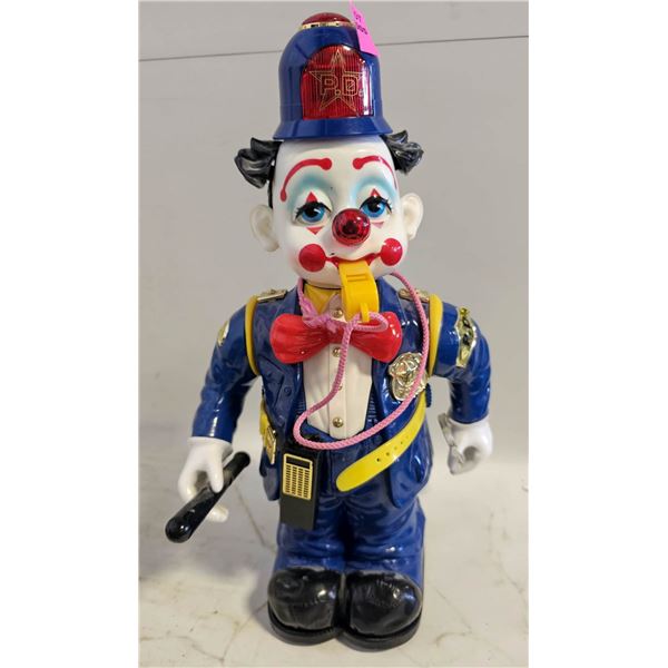 ANIMATED CLOWN POLICE TOY