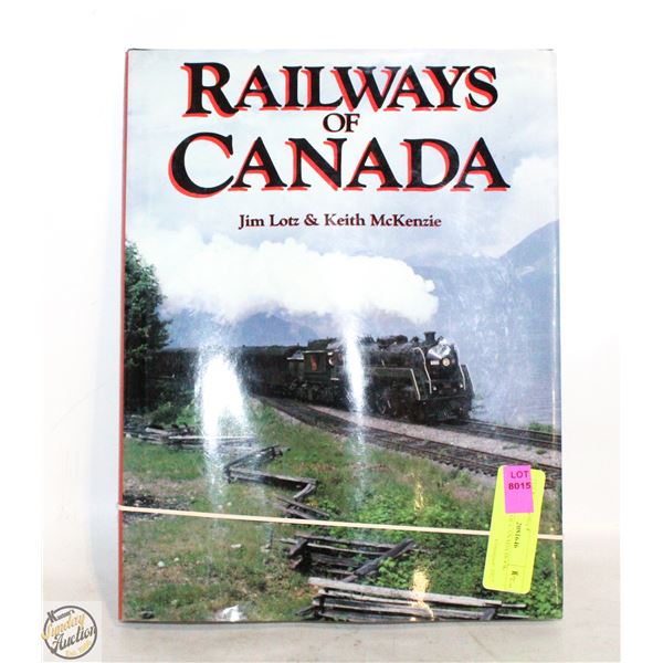 RAILWAYS OF CANADA BOOK