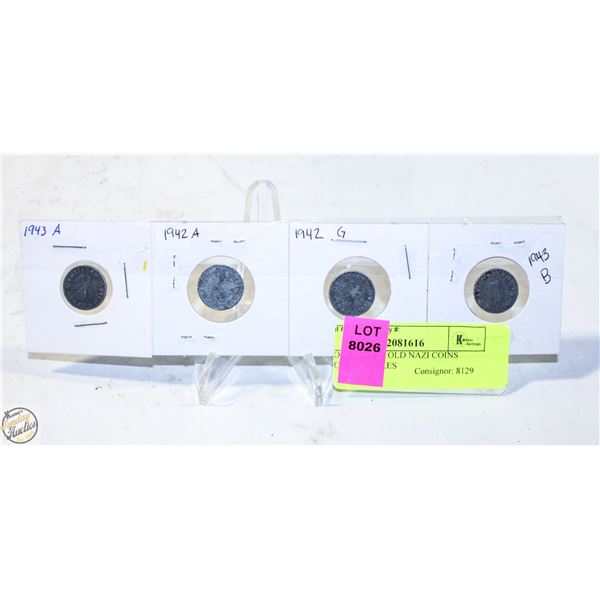 LOT OF WWII OLD NAZI COINS COLLECTABLES