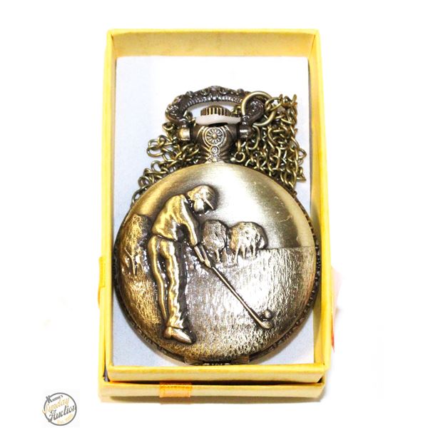 VINTAGE QUARTZ POCKET WATCH WITH