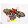 Image 1 : LARGE RHINESTONE BEE BROOCH +