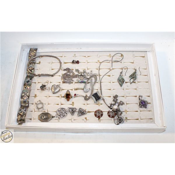 TRAY ONLY 925 STERLING JEWELLERY SOME