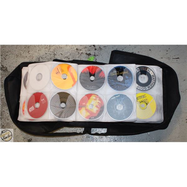 MASSIVE CASE 400 CD'S MOSTLY ROCK OF ALL