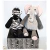 Image 1 : 2 SCENTSY BUDDIES ZEBRA & ELEPHANT