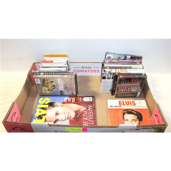 ELVIS CD’S RECORDS DVD’S BOOK