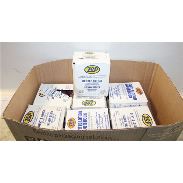 LOT OF ZEP HAND SOAP DISPENSER REFILLS