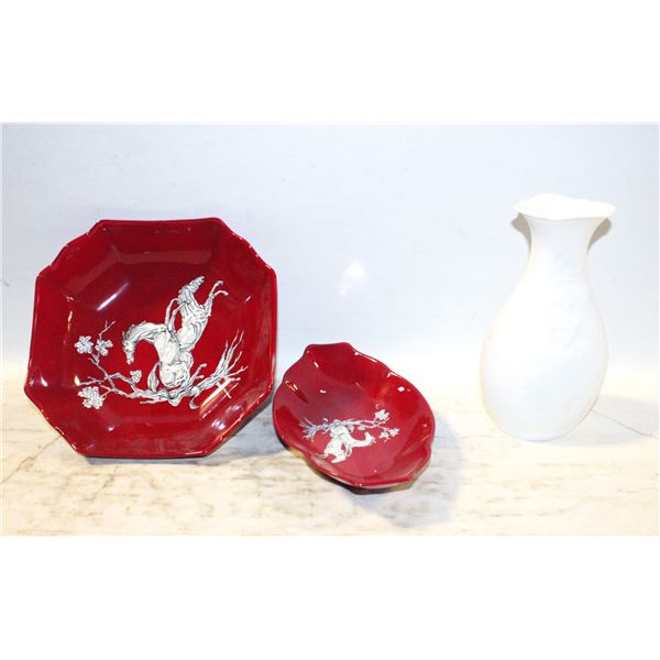 KAISER WEST GERMANY MATTE WHITE VASE