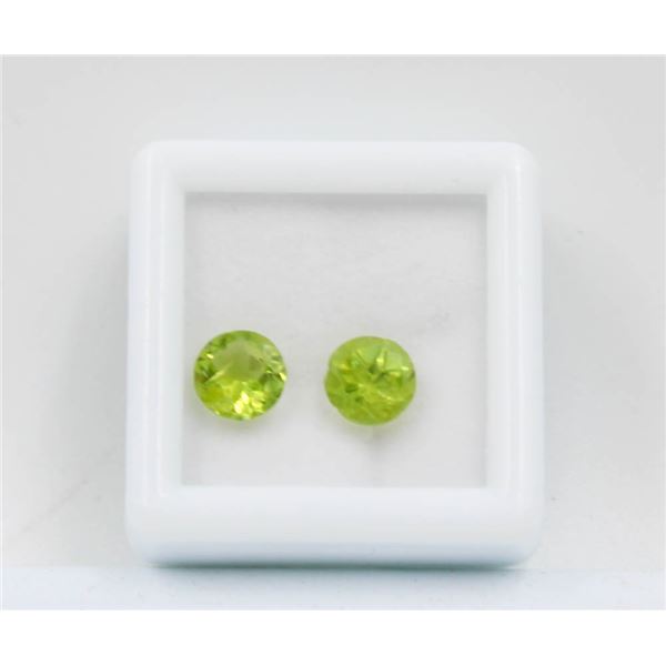 #205-NATURAL GREEN PERIDOT GEMSTONES 2.5 CT