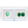 Image 2 : #244-NATURAL CHRYSOPRASE 6.05CT  & JADE 14.90CT