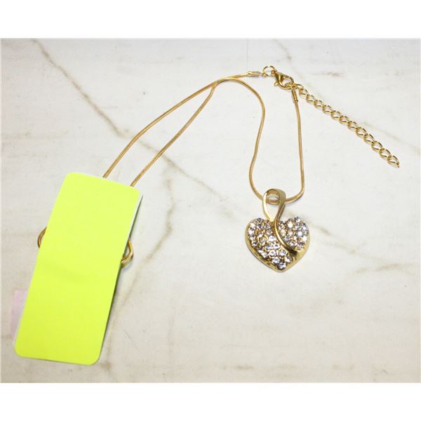HEART NECKLACE HEART COLLAR CHAIN
