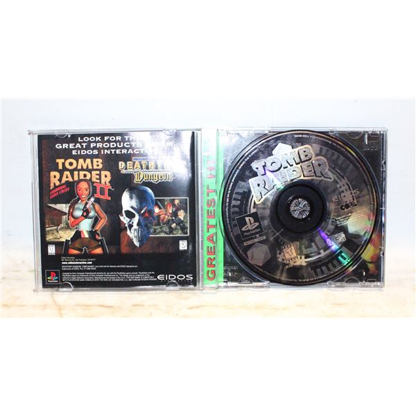 VINTAGE PLAYSTATION TOMB RAIDER GAME