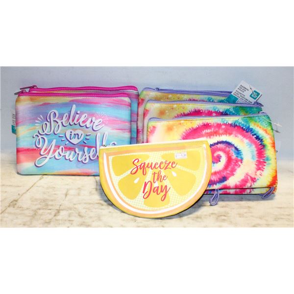 LOT OF 7 MISCELLANEOUS PENCIL CASES