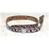 Image 1 : NOCONA ANIMAL PRINT BLING COWGIRLS BELT