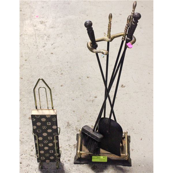 VINTAGE FIREPLACE TOOL SET