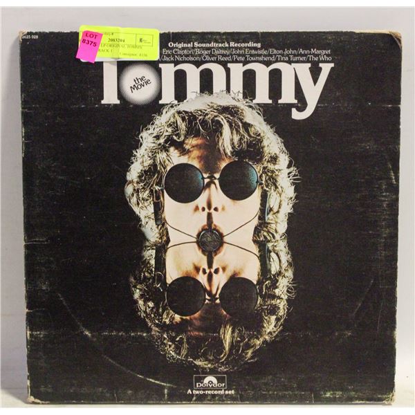 VINTAGE LP ORIGINAL TOMMY SOUNDTRACK 1