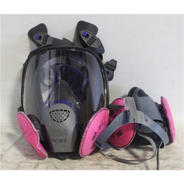 2 PC DUSK AIR 3M MASKS SET OF 2 W/ FILTERS